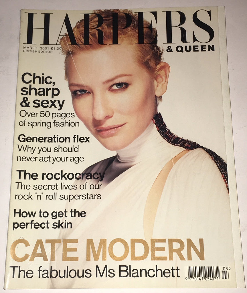 HARPER'S & QUEEN Magazine March 2001 CATE BLANCHETT Zoe Gaze MICHELLE ALVES