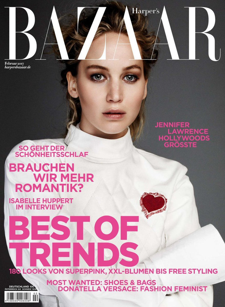 HARPER'S BAZAAR Magazine Germany February 2017 JENNIFER LAWRENCE Meghan Collison