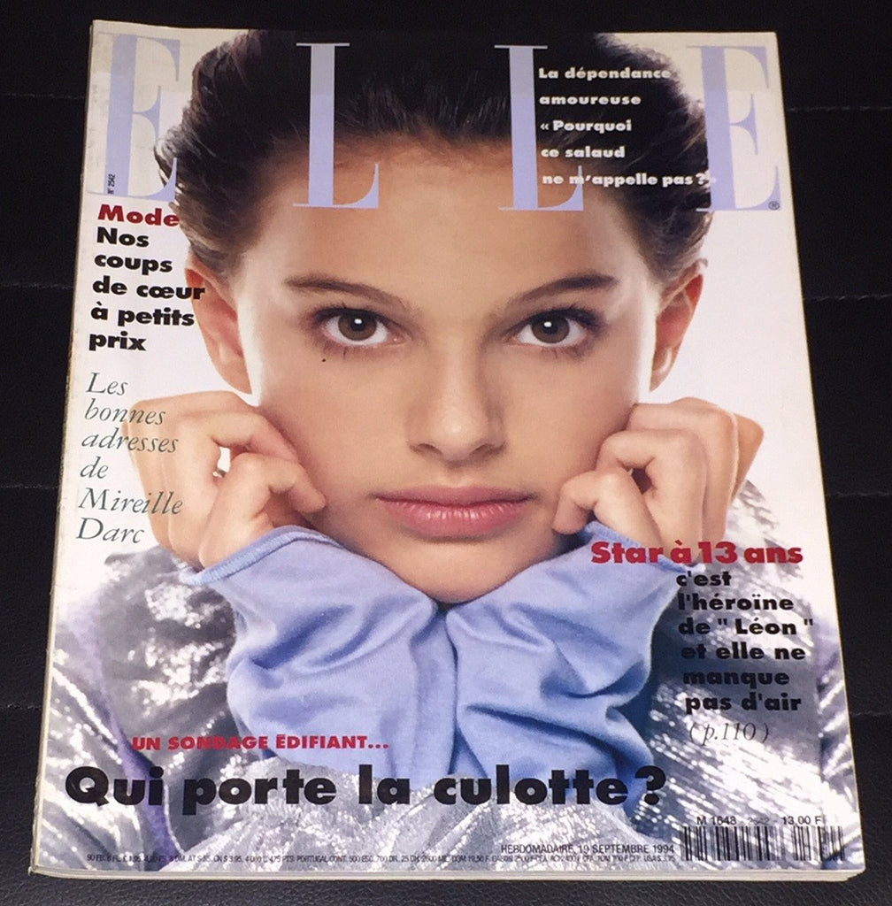 ELLE France Magazine #2542 September 1994 NATALIE PORTMAN Debbie Deitering