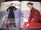 ELLE Italia Magazine November 1993 YASMEEN GHAURI Shalom Harlow EMMA SJOBERG