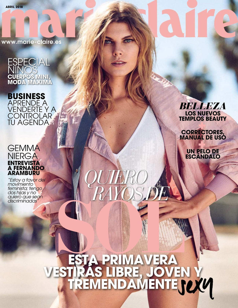 MARIE CLAIRE Magazine Spain April 2018 MARYNA LINCHUK Hanna Sylla NINOS Kids EDIT