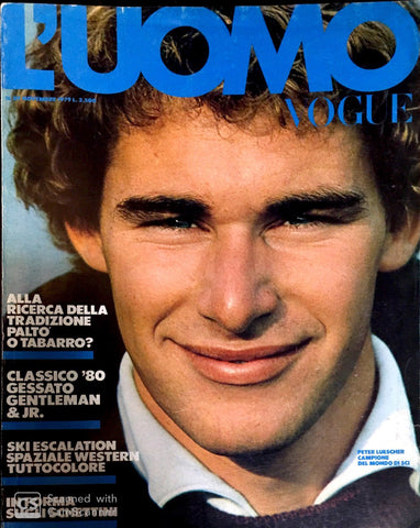 L'UOMO VOGUE Magazine November 1979 PETER LUESCHER Alfa Castaldi ALDO FALLAI