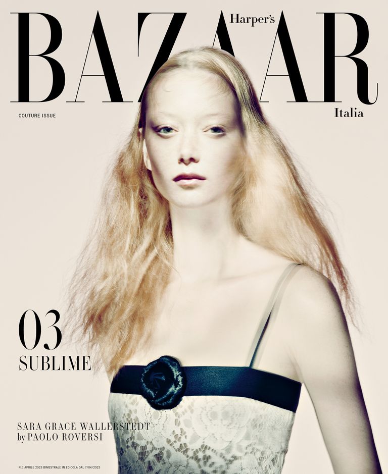 HARPER'S BAZAAR Magazine Italia April 2023 SARA GRACE WALLERSTEDT by P