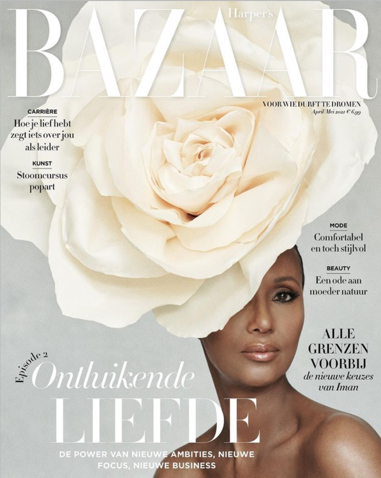 IMAN Vanessa Kirby HARPER's Bazaar Netherlands NL Magazine April 2021 BRAND NEW