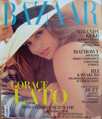 Harper's BAZAAR Magazine Poland 2014 MIRANDA KERR Yulia Lobova AUDREY HEPBURN