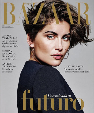HARPER'S BAZAAR Magazine Spain August 2015 LAETITIA CASTA Najwa Nimri ANDRES VELENCOSO Blake Lively