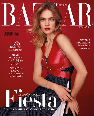 HARPER'S BAZAAR Spain December 2016 NATALIA VODIANOVA Aline Weber FANNY FRANCOIS