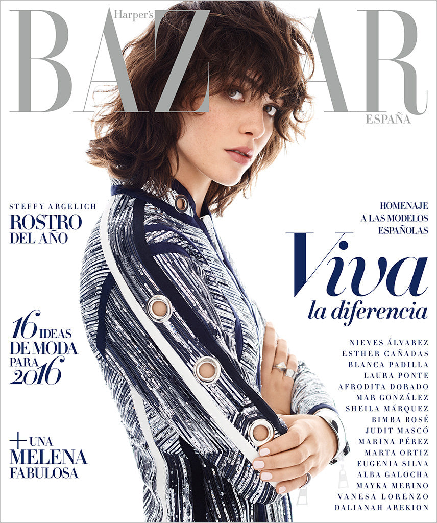 HARPER'S BAZAAR Spain January 2016 STEFFY ARGELICH Esther Canadas JUDIT MASCO