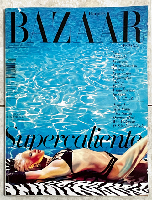HARPER'S BAZAAR Spain Magazine July 2012 HANAA BEN Carolyn Murphy CAMILLE ROWE