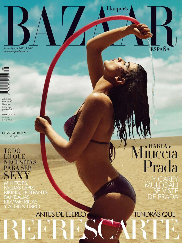 HARPER'S BAZAAR Spain July 2013 CRYSTAL RENN Monica Bellucci JULIA ROITFELD Miuccia Prada