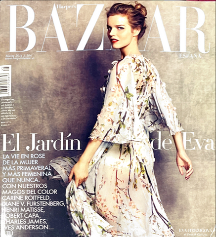 HARPER'S BAZAAR Magazine Spain 2014 EVA HERZIGOVA Naomi Campbell ROSIE HUNTINGTON