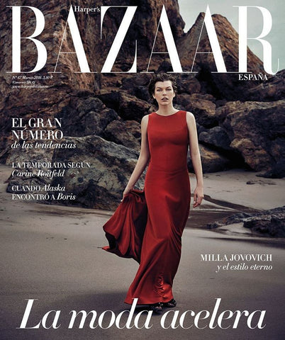 HARPER'S BAZAAR Spain March 2016 MILLA JOVOVICH Alaska OLGA SHERER