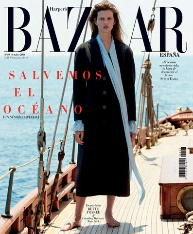 HARPER'S BAZAAR Spain October 2018 BETTE FRANKE Amanda Wellsh JEANNE DAMAS