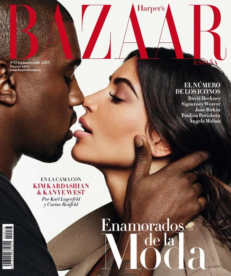 HARPER'S BAZAAR Spain September 2016 KIM KARDASHIAN Kanye West PAULINA PORIZKOVA