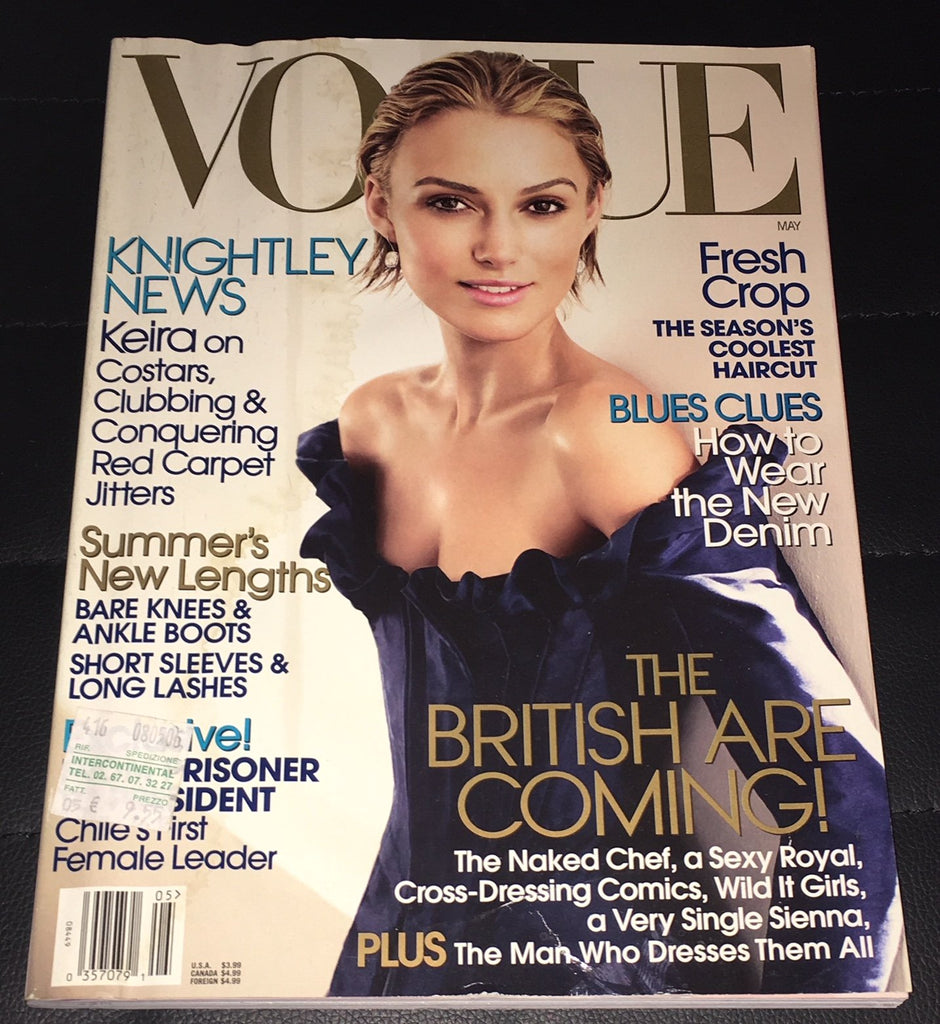 VOGUE US Magazine May 2006 KEIRA KNIGHTLEY Raquel Zimmermann LILY DONALDSON Cole