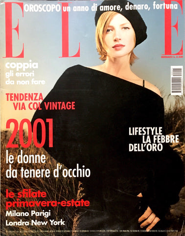 ELLE Italia Magazine 2001 VANESSA GRECO Elsa Benitez MISSY RAYDER - magazinecult