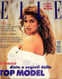 ELLE Italia Magazine July 1992 CINDY CRAWFORD Suzanne Lanza BERI SMITHERS - magazinecult