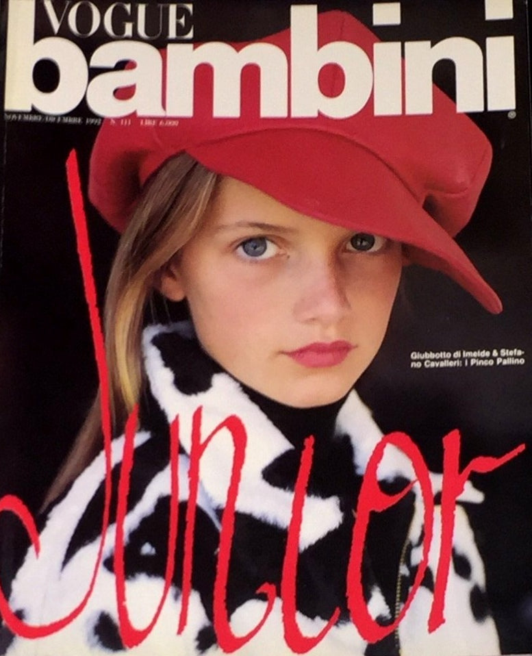 Vintage VOGUE BAMBINI Kids Children Enfant Fashion ITALIA Magazine November 1992 - magazinecult