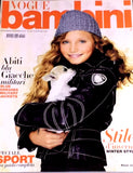 VOGUE BAMBINI Kids Children Enfant Fashion ITALIA Magazine November 2010