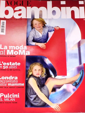 VOGUE BAMBINI Kids Children Enfant Fashion ITALIA Magazine May 2011