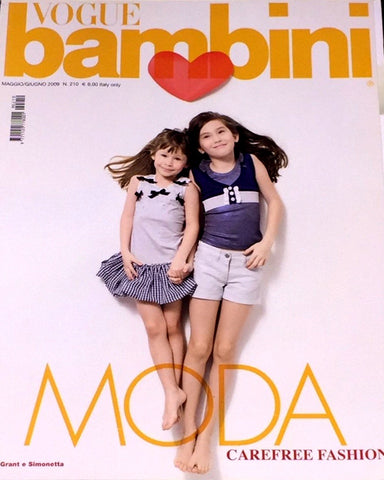 VOGUE BAMBINI Kids Children Enfant Fashion ITALIA Magazine May 2009