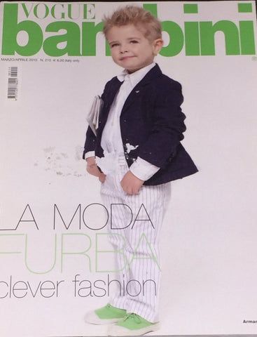 VOGUE BAMBINI Kids Children Enfant Fashion ITALIA Magazine March 2010