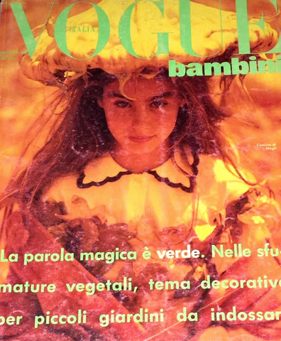 Vintage VOGUE BAMBINI Kids Children Enfant Fashion ITALIA Magazine November 1990 - magazinecult