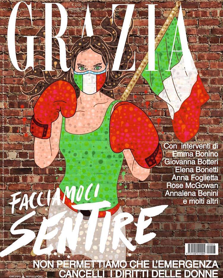 GRAZIA Magazine Italy May 2020 Lockdown thematic Cover