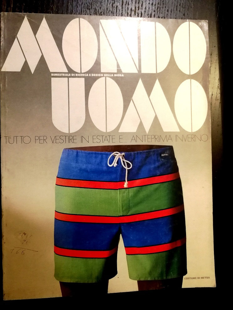 MONDO UOMO Fashion Magazine June 1983 GIOVANNI GASTEL Fabrizio Ferri