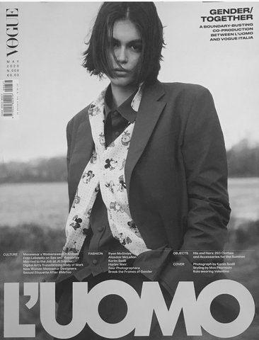 L'UOMO VOGUE Magazine May 2020 KAIA GERBER Leon Dame RYAN MCGINLEY Brand New