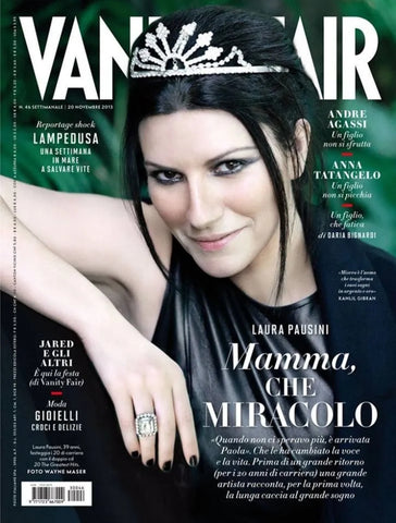 VANITY FAIR Magazine Italia November 2013 LAURA PAUSINI Jared Leto ANDRE AGASSI Sealed