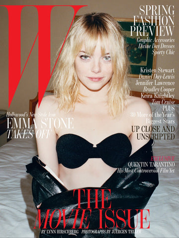 W Magazine February 2013 EMMA STONE Juergen Teller CARA DELEVINGNE Ben Whishaw