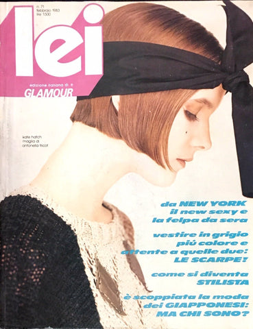 LEI Magazine February 1983 KATE HATCH Kathy Ireland HERB RITTS