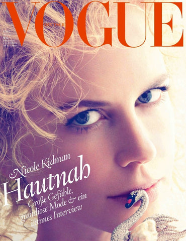 NICOLE KIDMAN Irina Kravchenko BRUCE WEBER Vogue Germany Magazine August 2013