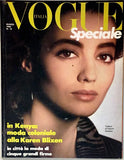 VOGUE Magazine Italia March 1986 Jose Toledo CHRISTY TURLINGTON Ariane Koizumi GAIL ELLIOTT