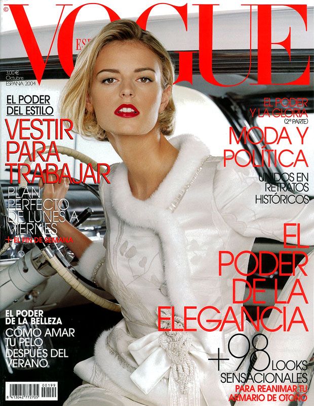 VOGUE Spain Magazine October 2004 JACQUETTA WHEELER by JUAN GATTI