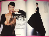 VOGUE Germany Magazine November 1994 JAIME RISHAR Tatjana Patitz CLAUDIA MASON Fanny Ardant
