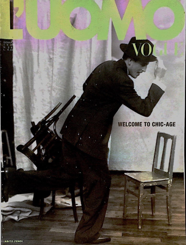 L'UOMO VOGUE Magazine January 1998 ELLIOT GOLDENTHAL Paolo Roversi JULIO GALAN