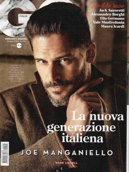 GQ Italia Magazine October 2015 JOE MANGANIELLO Amy Schumer JACK SAVORETTI