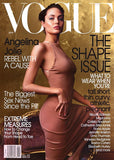 VOGUE US Magazine April 2002 ANGELINA JOLIE Devon Aoki KATE DILLON Helmut Newton