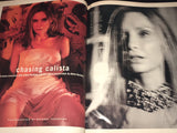 W Magazine April 2000 CALISTA FLOCKHART Fernanda Tavares BRUCE WEBER Malgosia Bela