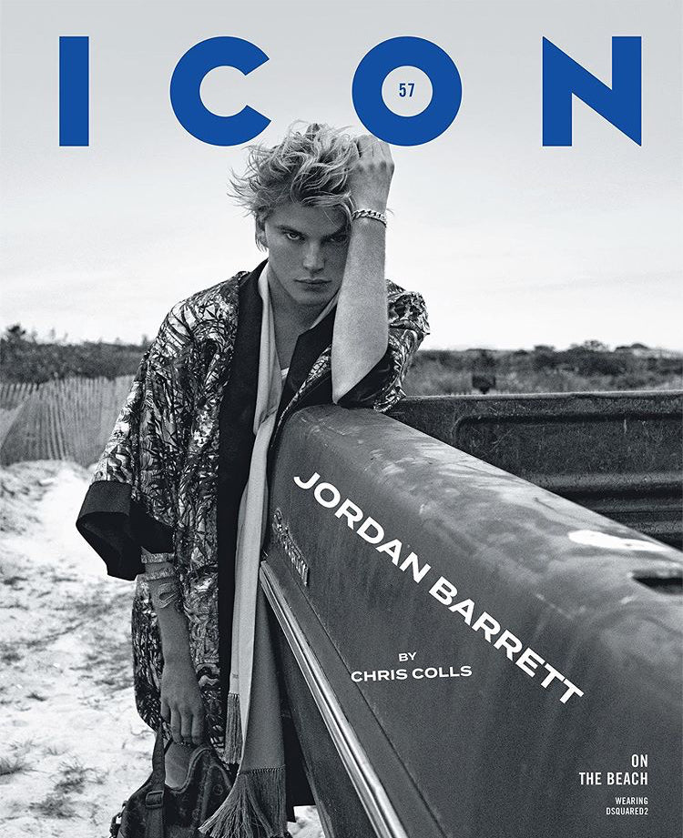 Jordan Barrett ICON Magazine January 2020 Jeremy Irvine BRANDON FLYNN Italy
