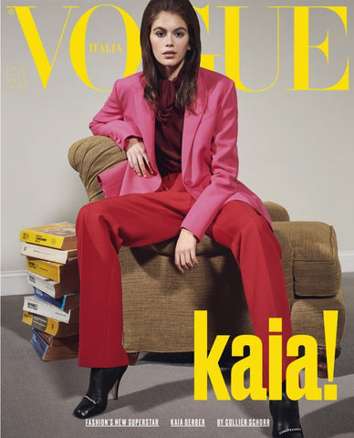 VOGUE Magazine Italia July 2018 KAIA GERBER Guinevere Van Seenus MEGHAN COLLISON