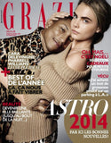 GRAZIA France Magazine December 2013 PHARRELL WILLIAMS Cara Delevingne KAMILA FILIPCIKOVA