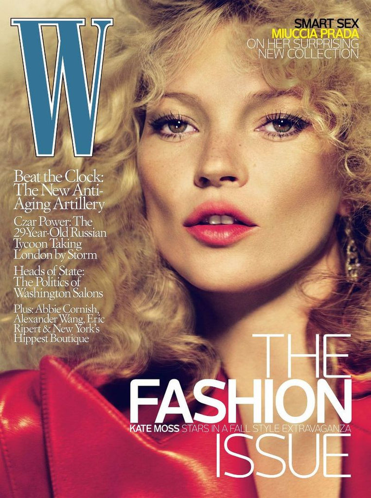 W Magazine September 2009 KATE MOSS Lara Stone DREE HEMINGWAY Juergen Teller PIVOVAROVA