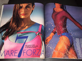 ELLE Magazine Italia August 1995 KAREN MULDER Ines Sastre NADEGE