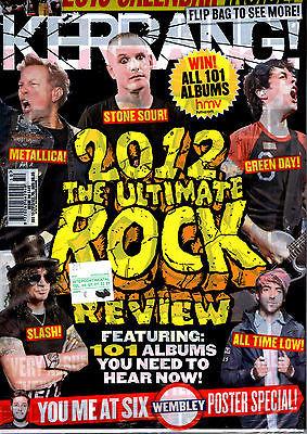 KERRANG magazine 2012 METALLICA Green Day BLACK SABBATH Slash + Poster + Calendar