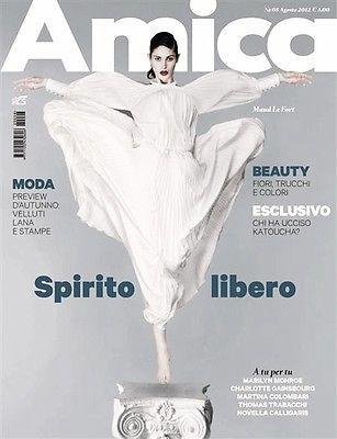 AMICA Italia Magazine 2012 MAUD LE FORT Sophia Loren MARILYN MONROE Charlotte Gainsbourg