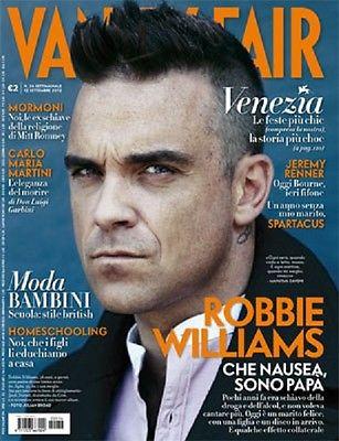Vanity Fair magazine 2012 ROBBIE WILLIAMS TAKE THAT Pete Doherty JEREMY RENNER
