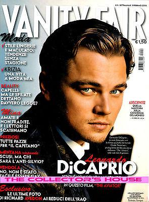 VANITY FAIR Italia 2005 Leonardo Di caprio SIENNA MILLER Virginie Ledoyen RICHARD AVEDON